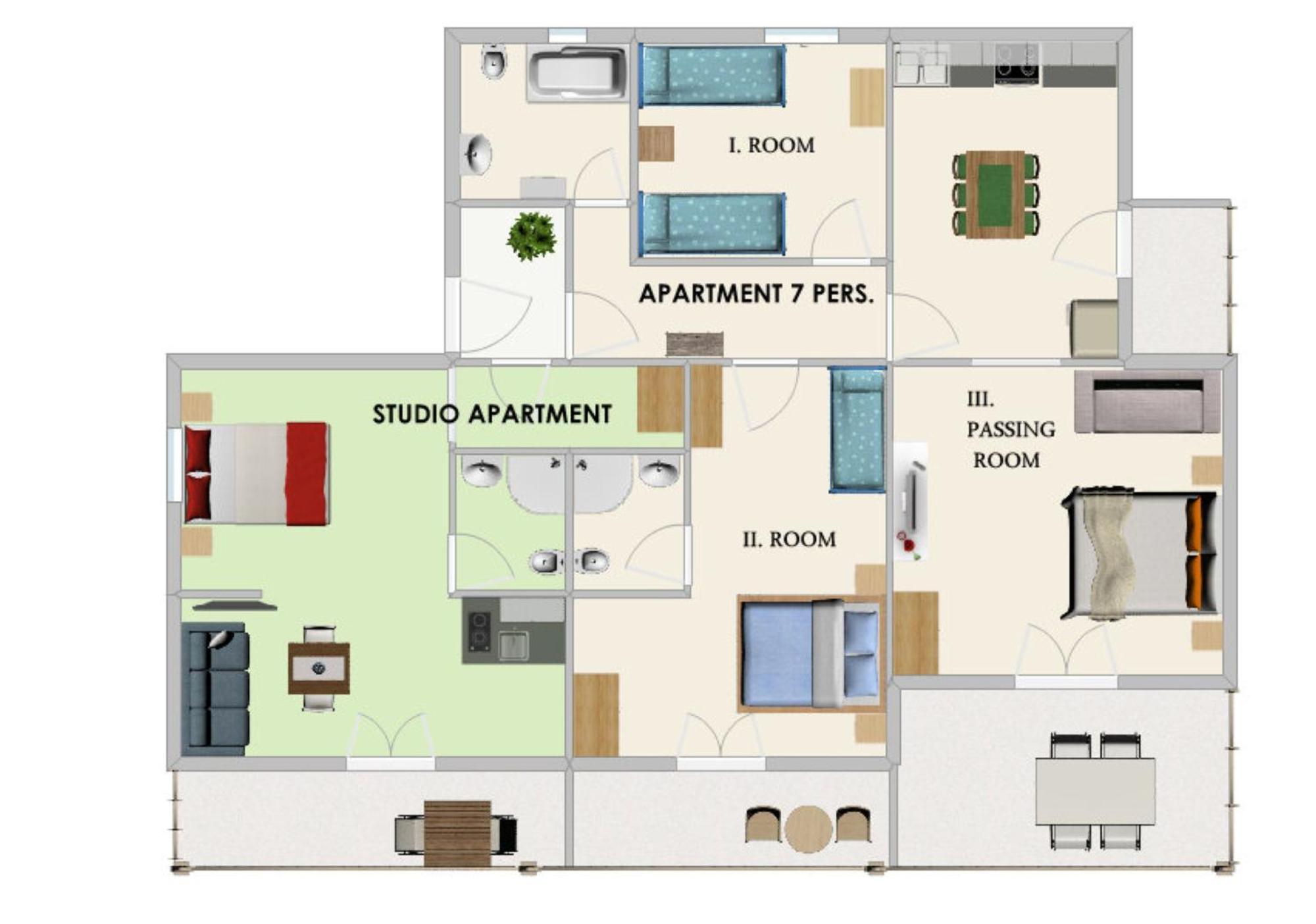 Apartments Boa 斯拉汀 外观 照片